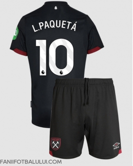 West Ham United Lucas Paqueta #10 Echipament de Fotbal Replică 2024-25 Copii Deplasare (+ Șorturi)
